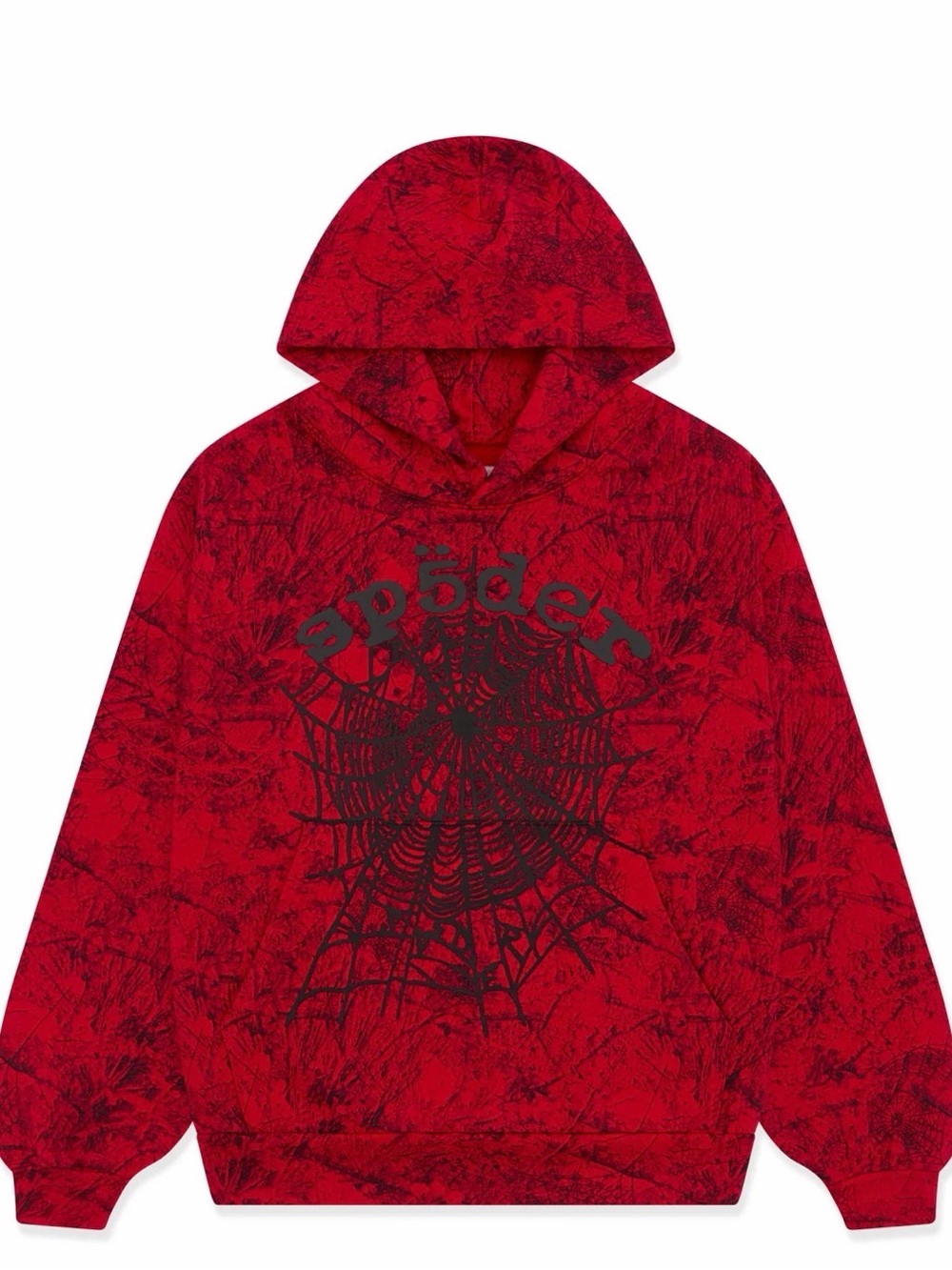 Bright Pink Graphic Pullover Hoodie with Black Print